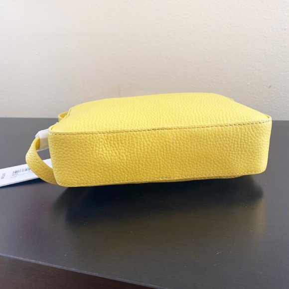 NWT Ted Baker Soft Leather Yellow Camera Bag. - Picture 6 of 6